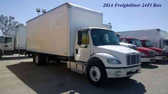 &2014 Freightliner M2 24ft&26ft Box Trucks with fold under liftgates (2015)