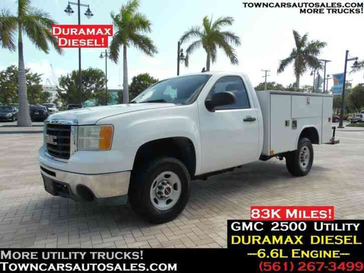 GMC 2500 UTILITY TRUCK DURAMAX DIESEL 83K Miles (2009)