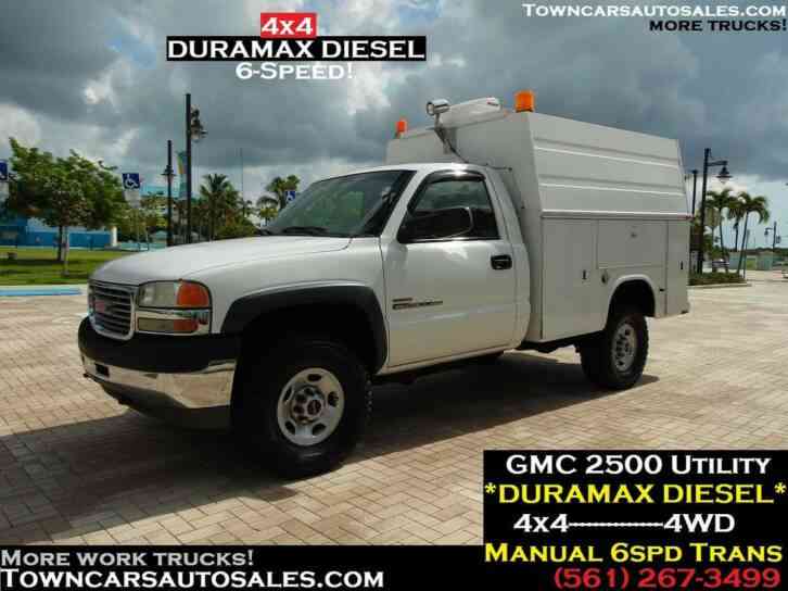 GMC 2500 ENCLOSED KUV UTILITY TRUCK DURAMAX 4x4 (2002)