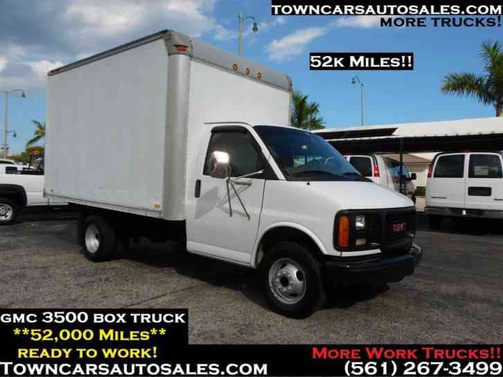 GMC 3500 Box Cutaway Box Truck 52k Miles (2002)