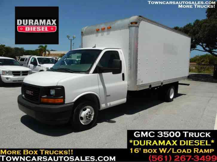 GMC 3500 Cutaway Box Truck DURAMAX DIESEL (2013)
