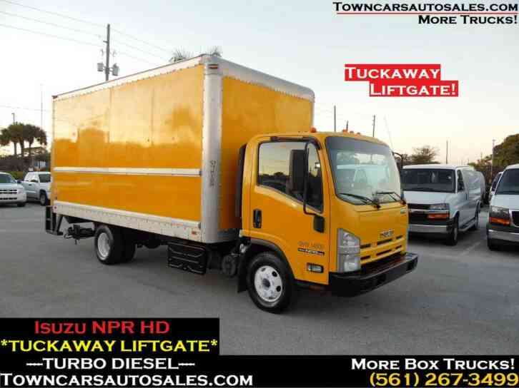 Isuzu NPR HD Diesel Box Truck w/LIFTGATE (2013)