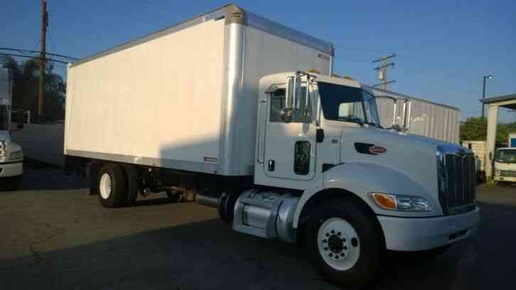 Peterbilt 337 24ft box truck LIFTGATE 26, 000# gvwr (2013)
