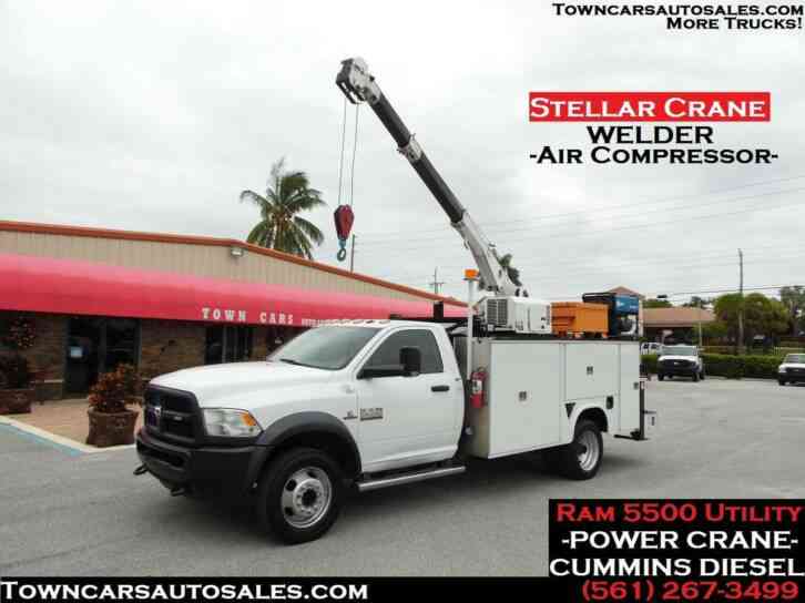 RAM 5500 SERVICE TRUCK Crane/Welder/Compressor (2015)