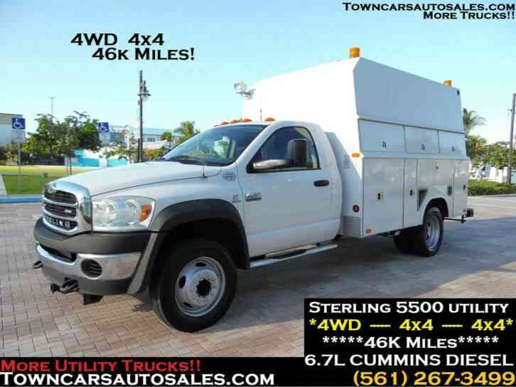 Sterling BULLET ENCLOSED KUV UTILITY TRUCK 4X4 (2009)