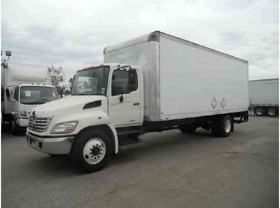 HINO 338 BOX TRUCK 24FT box w/ large liftgate 33, 000# Air ride Auto FREIGHT DELIVERY - WE SHIP (2008)