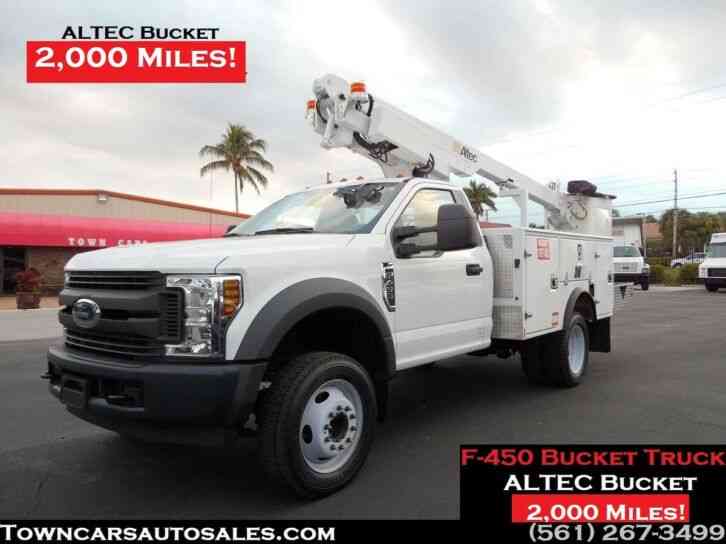 Ford F450 Bucket Truck 2, 189 Miles (2019)