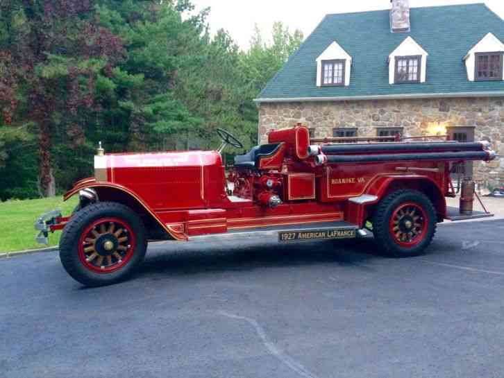 1921 american lafrance fire truck