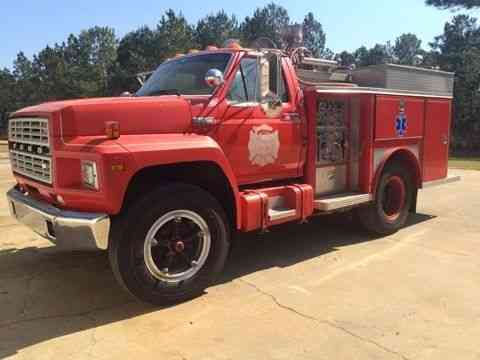 Ford 1980 Emergency Fire Trucks