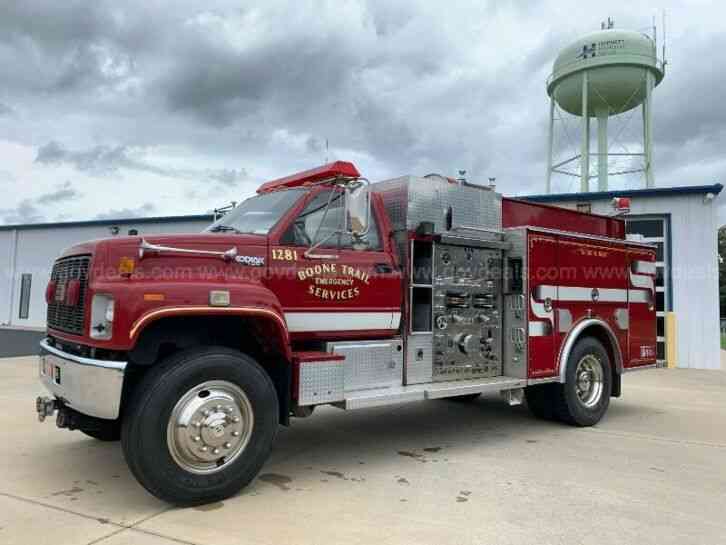 Chevrolet C7H042 ONLY 27K miles DIESEL Fire Truck everything works trades? (1992)