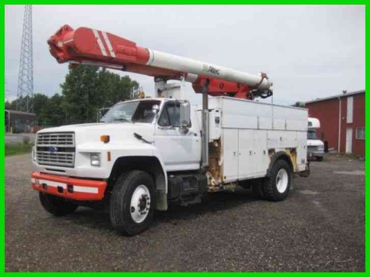 Ford F800 Cummins Altec AM450H Bucket Boom (1994)