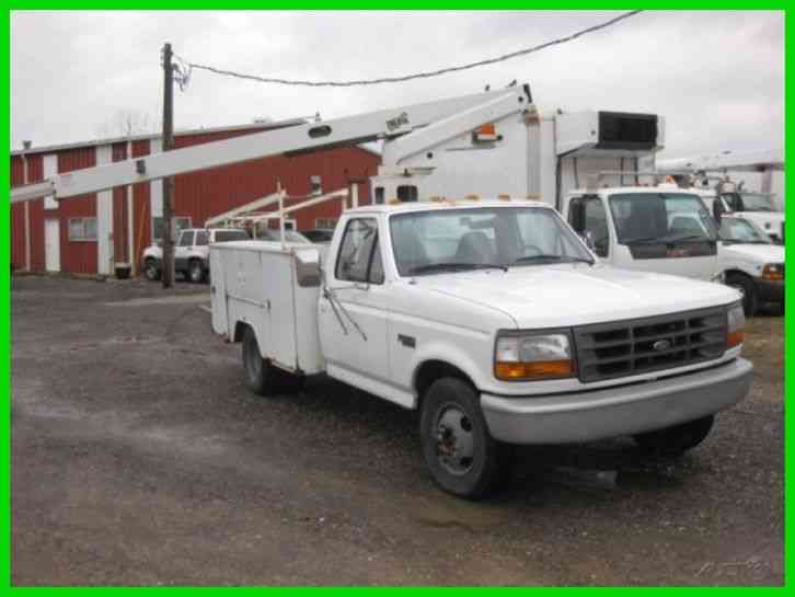 Ford F350 7. 5 Gas Auto Telsta A29d Bucket Boom (1996)