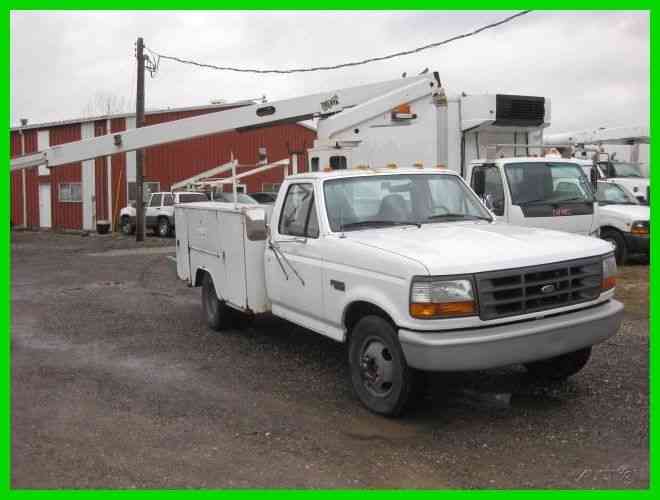 Ford F350 7. 5 Gas Auto Telsta A29d Bucket Boom (1996)