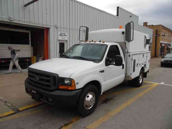 Ford F-350 SUPER DUTY FIBERGLASS UTILITY BED TRUCK (1999)