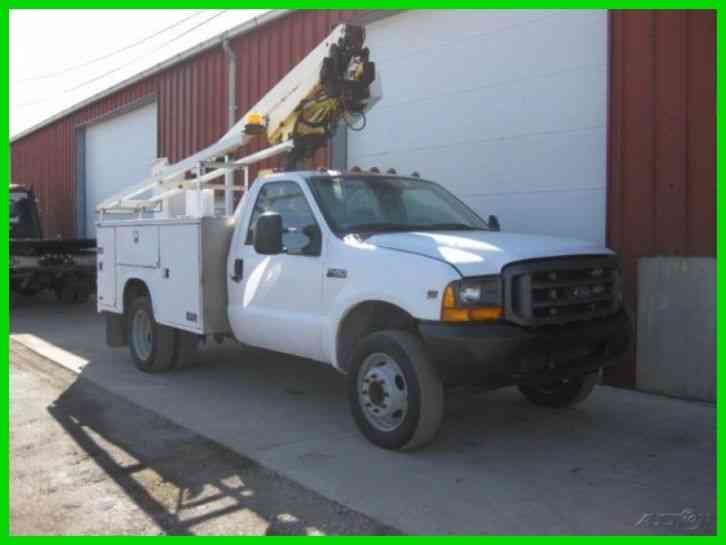 Ford F450 6. 8 V10 Gas Auto 34  reach Bucket Boom (1999)