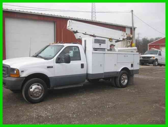 FORD F450 6. 8L V10 AUTO 32' REACH TEREX BUCKET/BOO (1999)