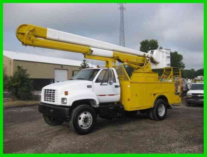 GMC C6500 Cat 5+2 54 Foot Hi-Ranger Bucket Boom (1999)