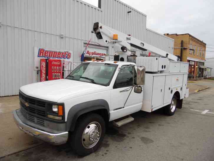 Chevrolet C-3500HD SERVICE BUCKET TELSTA BOOM TRUCK (2000)