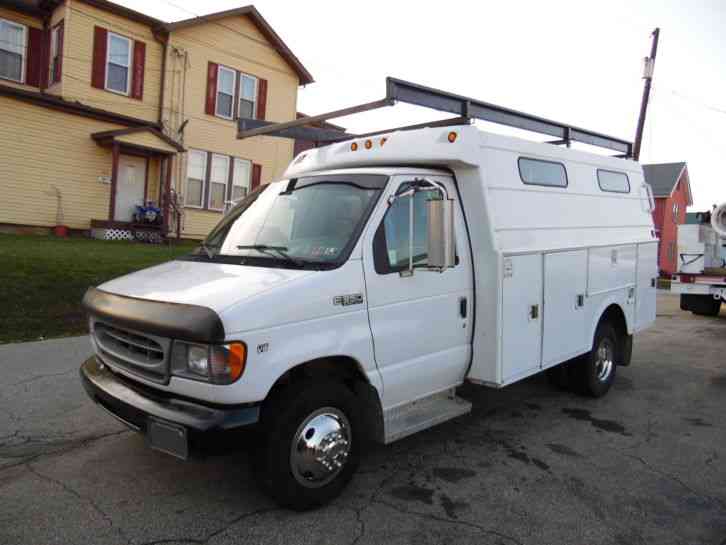 Ford E-350 KUV WALK IN UTILITY TRUCK SERVICE VAN (2000)