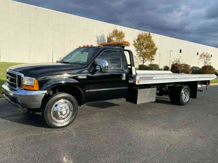 FORD F550 XLT 7. 3L POWERSTROKE DIESEL 2-CAR ROLLBACK LOW MILES! WOW BUY NOW (2000)