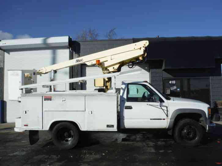 GMC C-3500HD SERVICE BUCKET TELSTA BOOM TRUCK (2000)