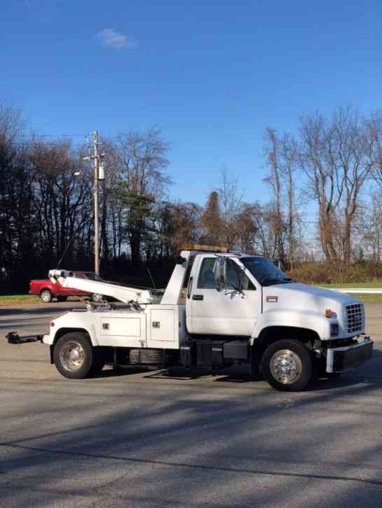 GMC C6500 TOW TRUCK WRECKER WHEEL LIFT (2000) : Flatbeds & Rollbacks