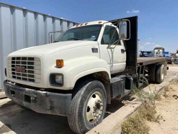 GMC C7500 Chevrolet Kodiac Topkick Flatbed Dump Truck (2000)