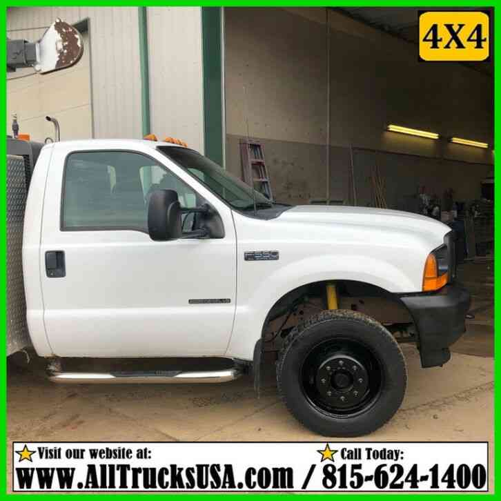 FORD F550 4X4 7. 3L POWERSTROKE DIESEL CAB & CHASSIS TRUCK (2001)