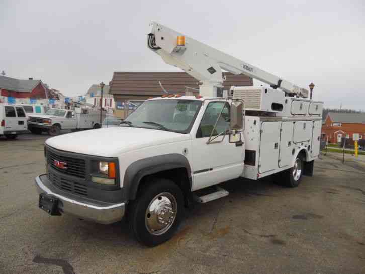 GMC C-3500HD SERVICE BUCKET VERSALIFT BOOM TRUCK (2001)