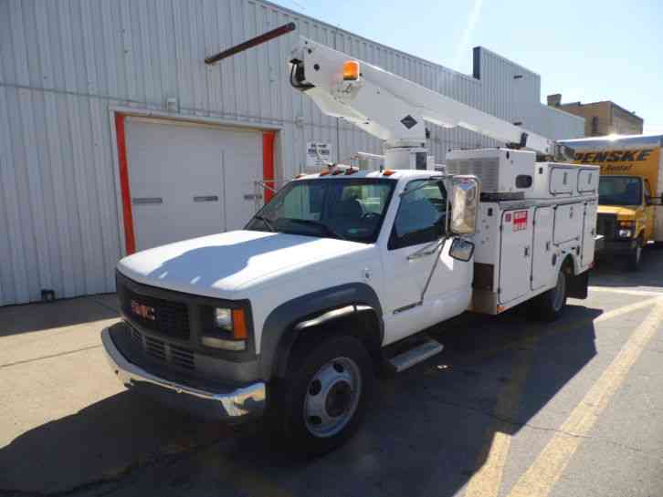 GMC C-3500HD SERVICE BUCKET TELSTA BOOM TRUCK (2001)