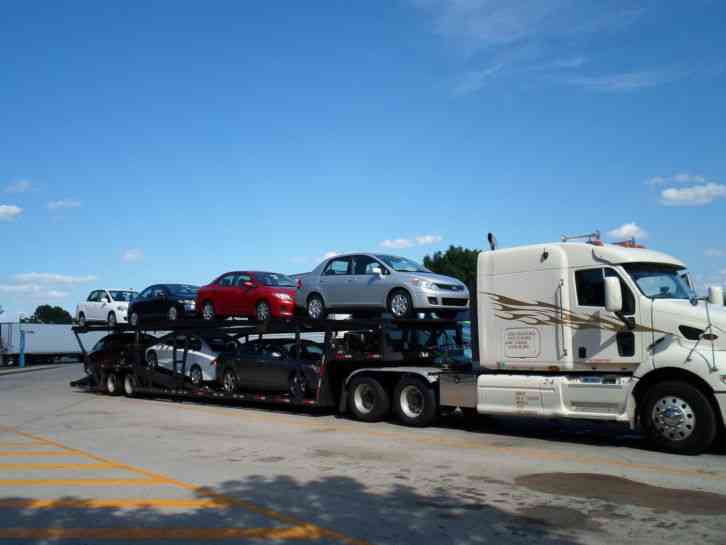 Peterbilt 387 & ez load 7 car trailer 387 (2001)