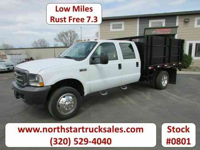 Ford F-550 7. 3 Crew Cab Tipper Flatbed -- (2002)