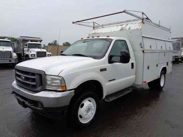 FORD F550 UTILITY SERVICE TRUCK POWERSTROKE 7. 3L DIESEL (2002)