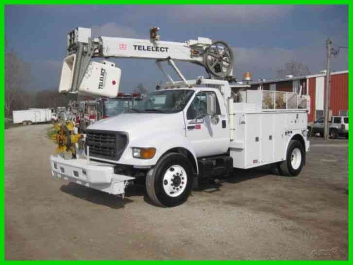 Ford F750 Cat Allison Terex Tcp40dl Placer (2002)