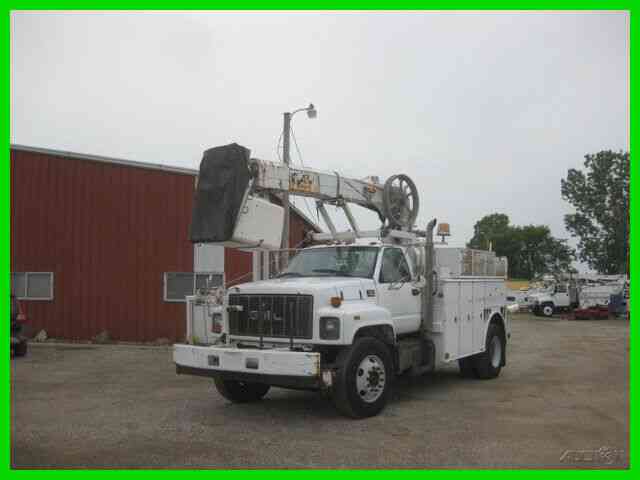 GMC C8500 3126 CATERPILLAR ALLISON WITH TEREX TELELECT REEL CARRIER Used (2002)