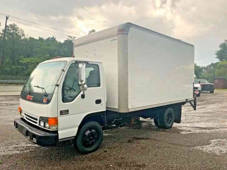 GMC W3500 16FT BOX DELIVERY TRUCK W/ LIFT GATE GAS (2003)