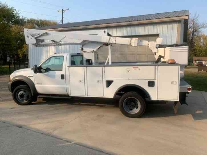 Ford F550 Diesel Terex 43ft bucket truck (2005)