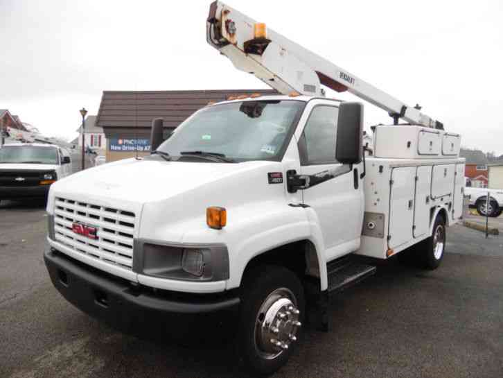 GMC C-4500 TOPKICK SERVICE BUCKET VERSALIFT BOOM TRUCK (2005)