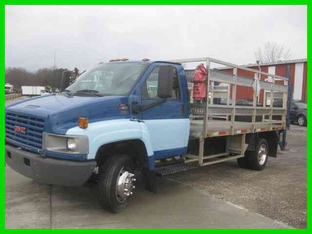 GMC C4500 6. 6L TURBO DIESEL ALLISON WITH 13' ALUMIUNUM STAKE BED (2005)