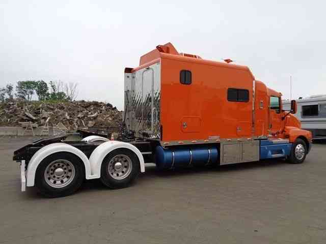 kenworth sleeper rv toterhome motorhome t600 2005 cat truck huge semi trucks diesel jingletruck