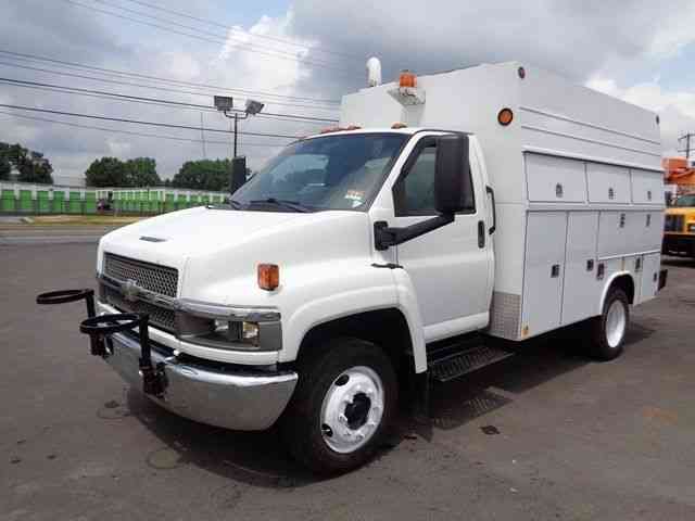 GMC C4500 SERVICE UTILITY TRUCK AIR COMPRESSOR (2006)