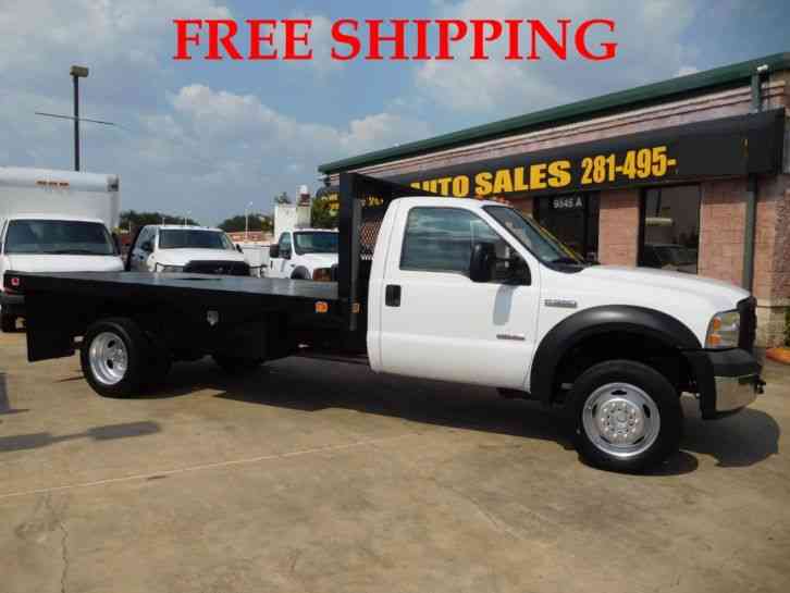 Ford F-550 XL SUPER DUTY 14FT FLATBED TRUCK LOW MILES (2006)