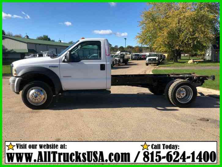 FORD F550 6. 0 DIESEL POWERSTROKE CAB & CHASSIS TRUCK (2006)