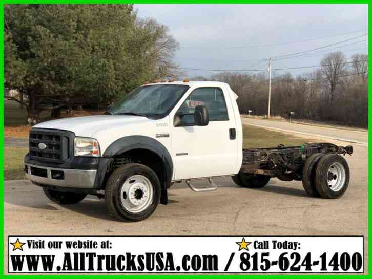 FORD F550 6. 0 POWERSTROKE DIESEL CAB & CHASSIS TRUCK Regular Cab (2006)