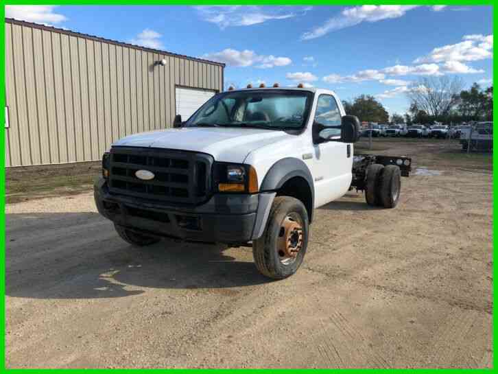 Ford F550 6. 0 POWERSTROKE DIESEL CAB & CHASSIS TRUCK Used Regular Cab (2006)