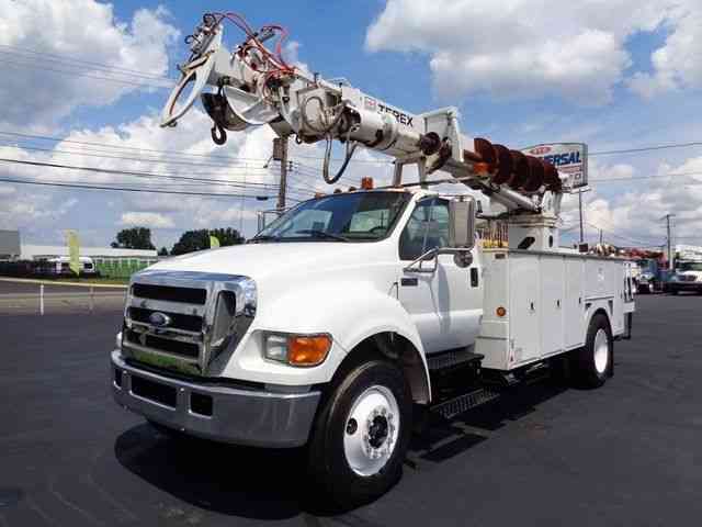 FORD F750 DIGGER DERRICK BOOM CRANE TRUCK (2007)