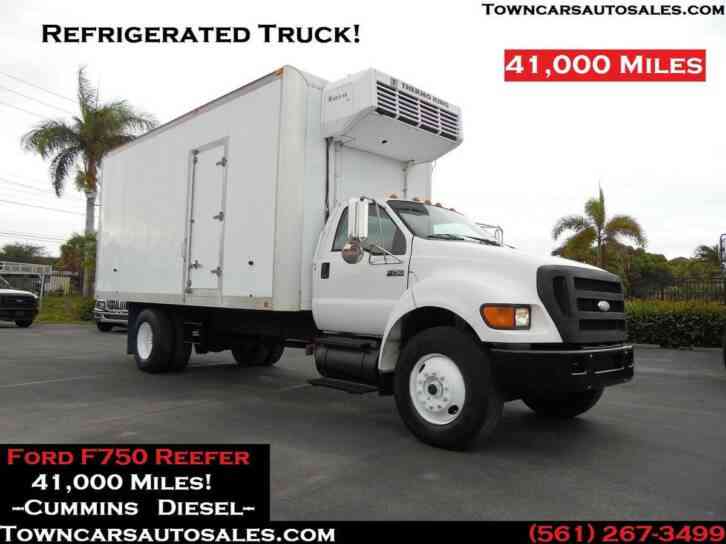 Ford F750 Reefer Refrigerator Box Truck (2007)