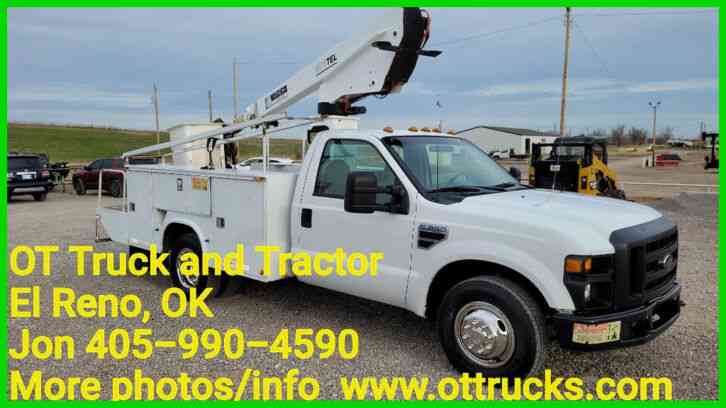 Ford F-350 34ft Work Height Bucket Truck 5. 4L Gas (2008)