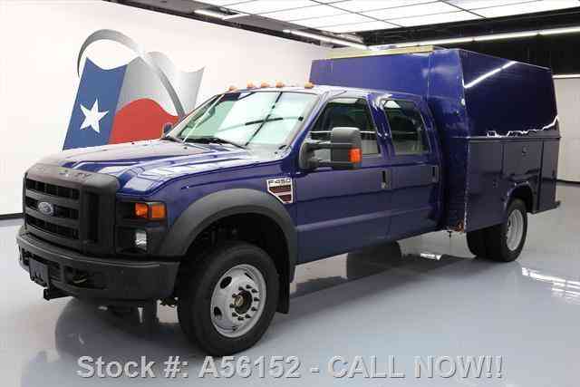 Ford F-450 CREW DIESEL DRW 4X4 SERVICE UTILITY (2008)