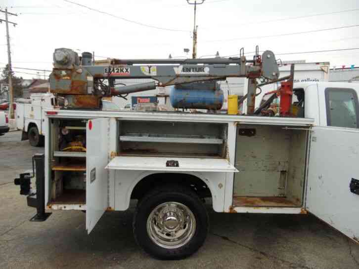 Ford F 450 Mechanic Service Bed Crane Utility Truck 4x4 2008